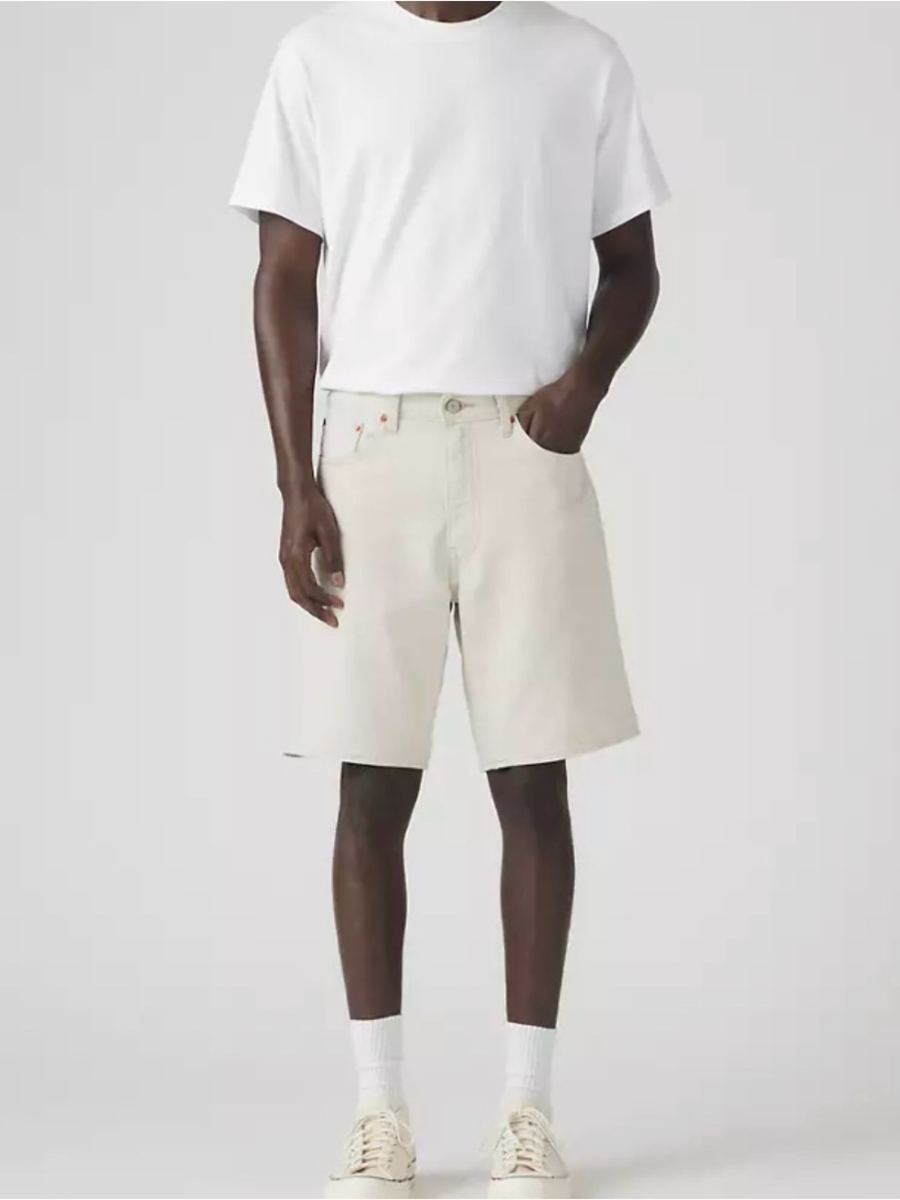 LEVI’S 468 STAY LOOSE 9" LINEN+ DENIM MEN'S SHORTS size 36